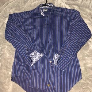 Men’s Thomas Dean Large Button Down Shirt